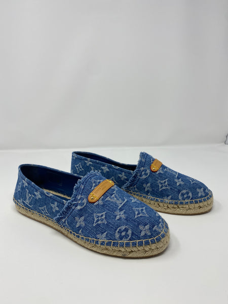 Louis Vuitton Denim Monogram Espadrille