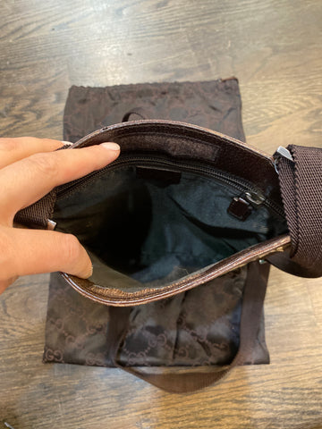 Vintage: Gucci GG Supreme Rectangle Flat Crossbody Bag