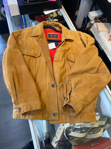 Vintage: FACONNABLE Suede Bomber
