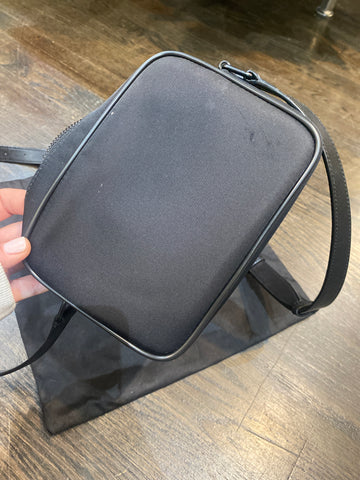YSL Black Nylon and Leather Camp Camera Bag