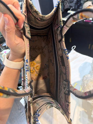 Christian Dior Floral Medium Book Tote