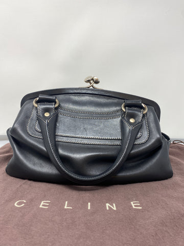 Vintage: CELINE Black Top Handle 