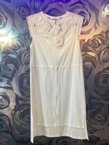 See By Chloe White Cotton Dress