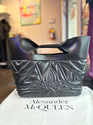 Alexander McQueen Black Bow Bag Crossbody