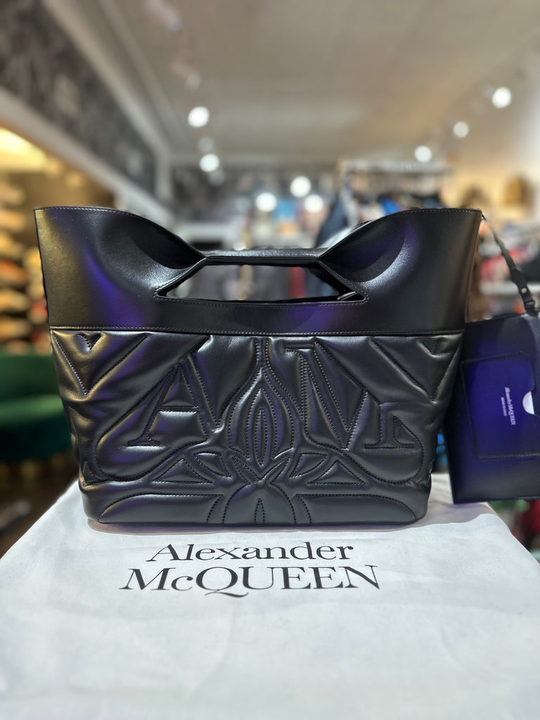 Alexander McQueen Black Bow Bag Crossbody