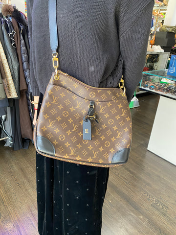 Louis Vuitton Monogram Odeon PM Black Bag