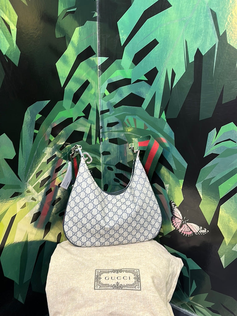 Gucci GG Supreme Attache Medium Bag