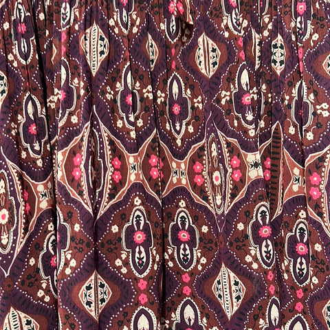 Daniel Rainn Long Sleeve Paisley Print Dress