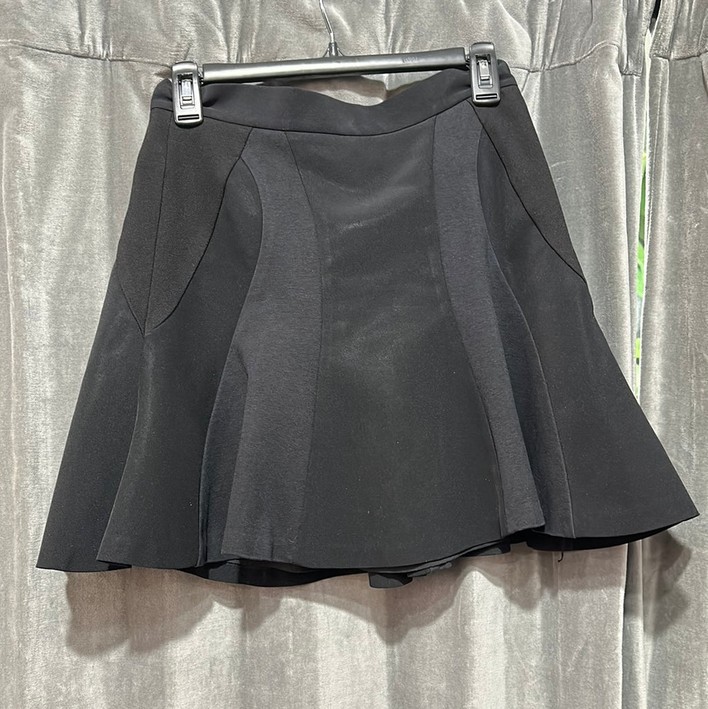 DKNY Black Fit and Flare Mini Skirt