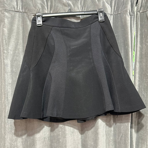 DKNY Black Fit and Flare Mini Skirt