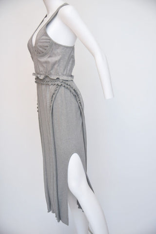 Alexander Wang Cotton Grey Maxi Dress