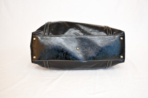 Gucci Patent Leather Bag with Large G