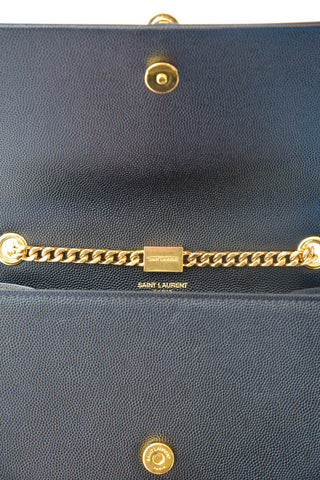 Saint Laurent Kate Monogram YSL Tassel Chain Wallet