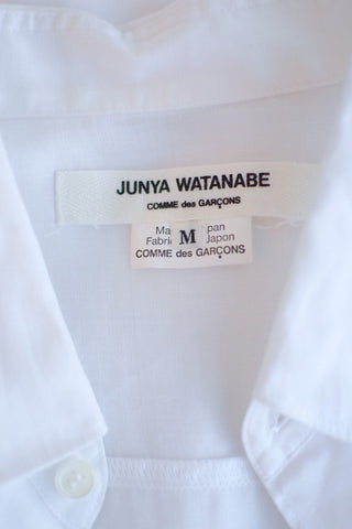 Junya Watanabe White Long Sleeve Puff Blouse
