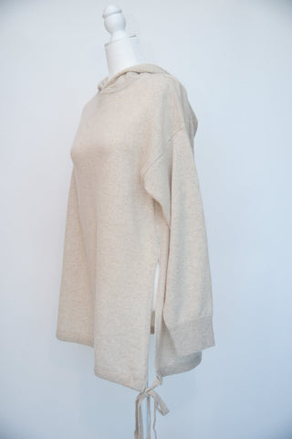 Skull Cashmere Hooded Sweater