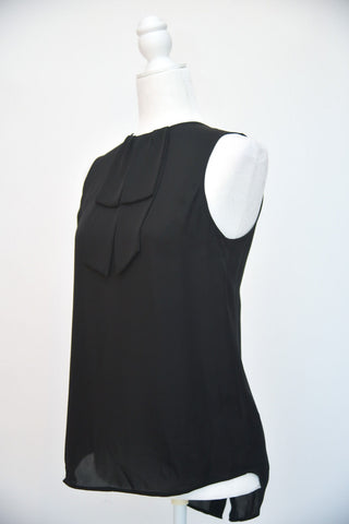 Theory Sleeveless Blouse with Bow