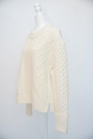 Michael Kors Bone Cable Knit Sweater