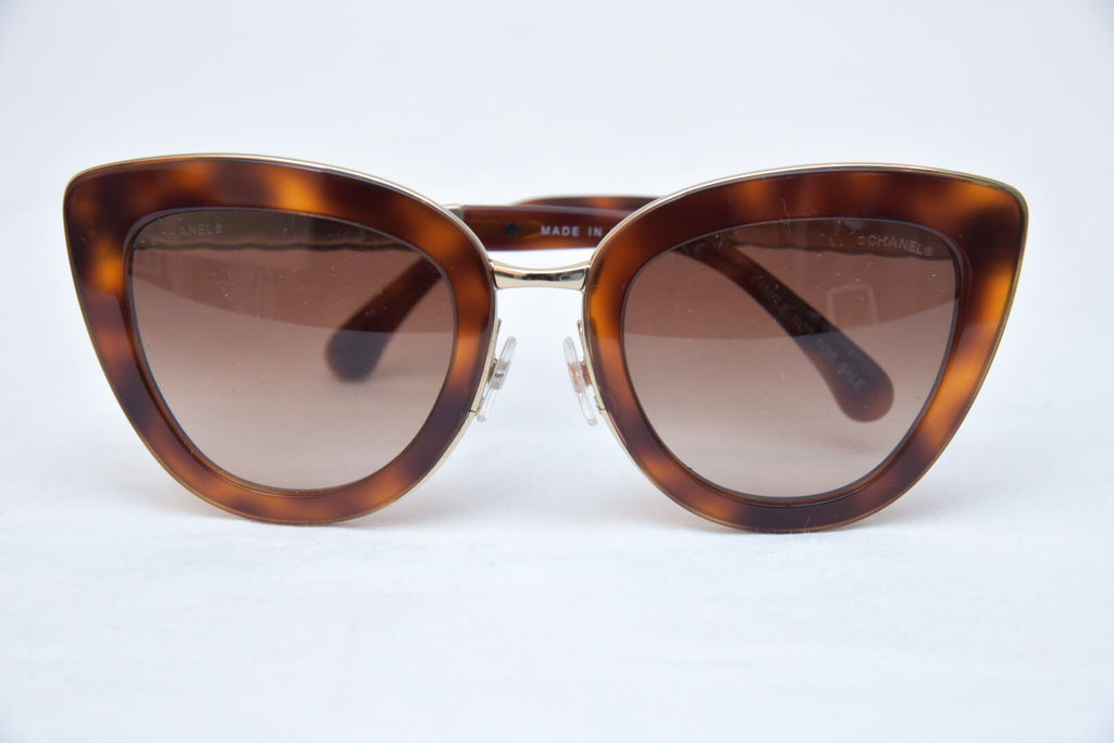 Chanel Cat Eye Quilted Sunglasses