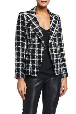 Generation Love Alexa Double-Breasted Tweed Jacket