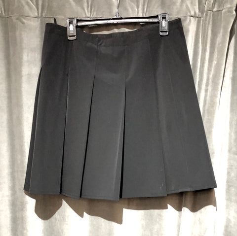 VINTAGE: Prada Black Pleated Knee-Length Skirt