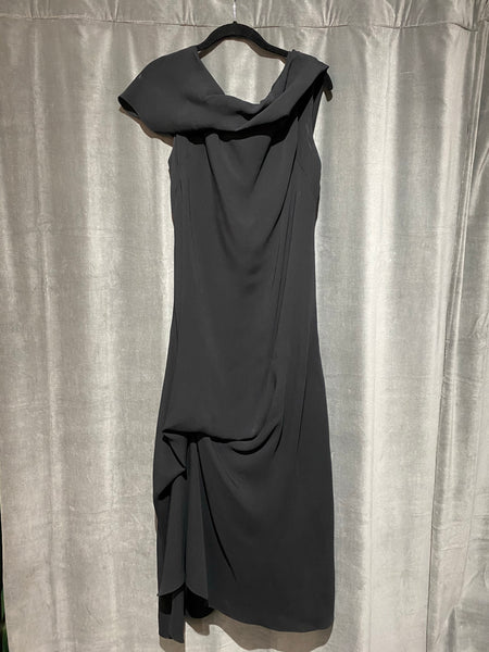Morgane Le Fay Black Sleeveless Ankle length Dress