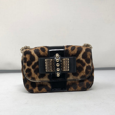 Christian Louboutin Sweet Charity Leopard Bow Mini Bag