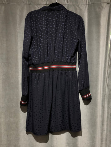 Sonia by Sonia Rykeil Navy long Sleeve Card Suits Dress