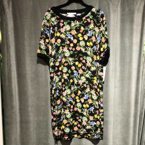 Gerard Darel Black Floral Short sleeve 