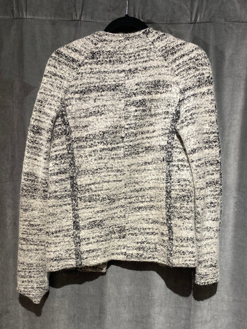 Isabel Marant Black and Ivory Full Zip Sweater