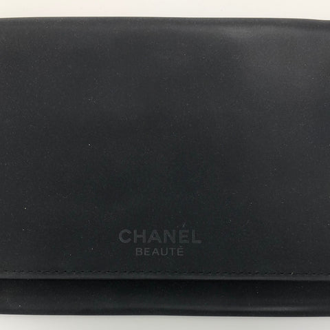 Vintage: Chanel Beaute Black Tri- Fold Brush Holder