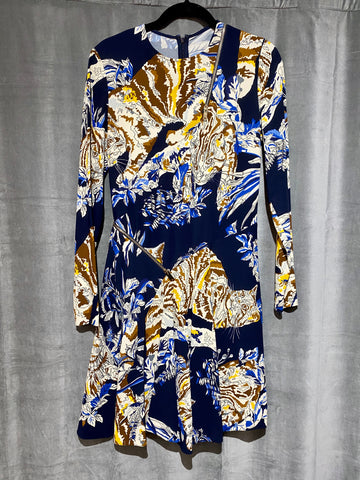 Stella McCartney Long Sleeve Floral Stretch Dress
