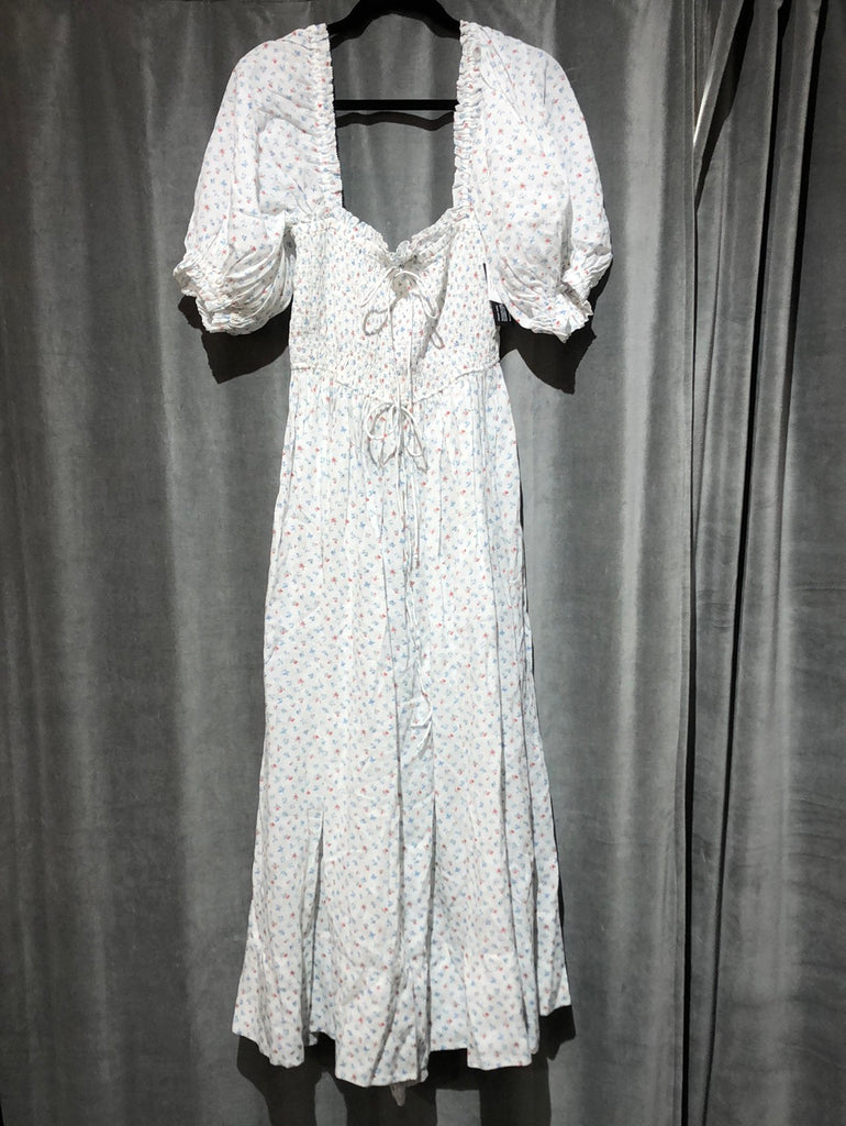 DOEN Sienna Dress White Floral Maxi Dress The Hangout DOEN Sienna Dress White Floral Maxi Dress The Hangout