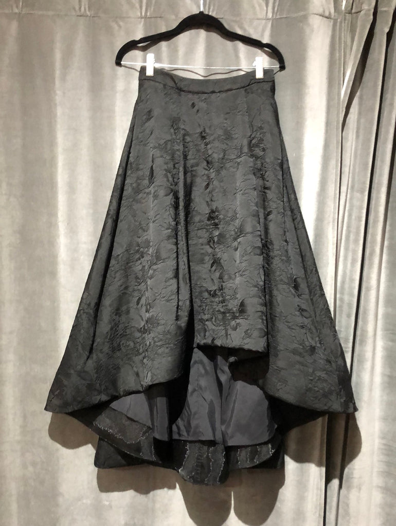 Alice & Olivia Black High Low Ball Gown Skirt