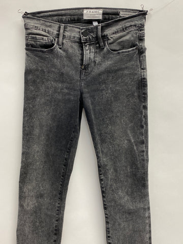 Frame Grey Acid Wash Jeans