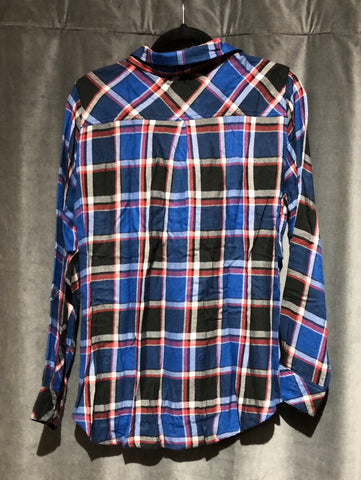 Rails Royal Blue Base Flannel