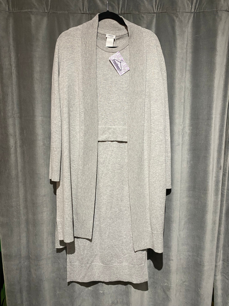 Akris Punto Cashmere Crewneck Shift Dress with Cashmere Jacket