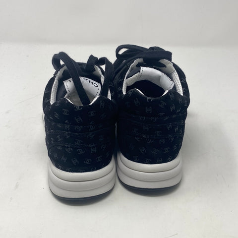 Chanel Black CC Sneakers