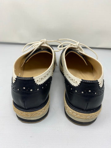 Wanted Wingtip Shoes with Rope Platform