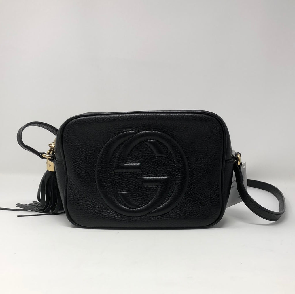 Gucci Black Soho Small Leather Disco Bag
