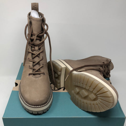 Toms Frankie Combat Boot In Neutral Tan (water resistant)
