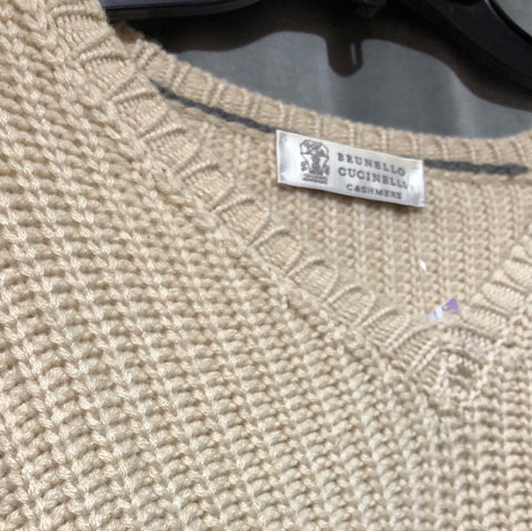 Brunello Cucinelli Cashmere V Neck Sweater