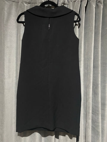 Teenflo Black Sleeveless Midi Straight Dress