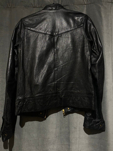Mike & Chris Black Leather Moto Jacket