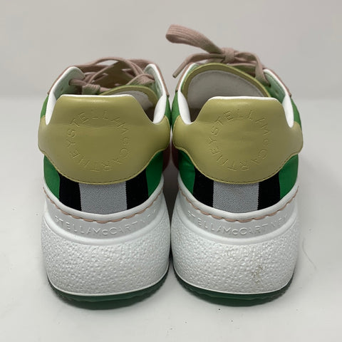 Stella McCartney Pink and Green Ombre Nylon Sneaker