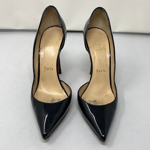 Christian Louboutin Black Patent Leather D'Orsay