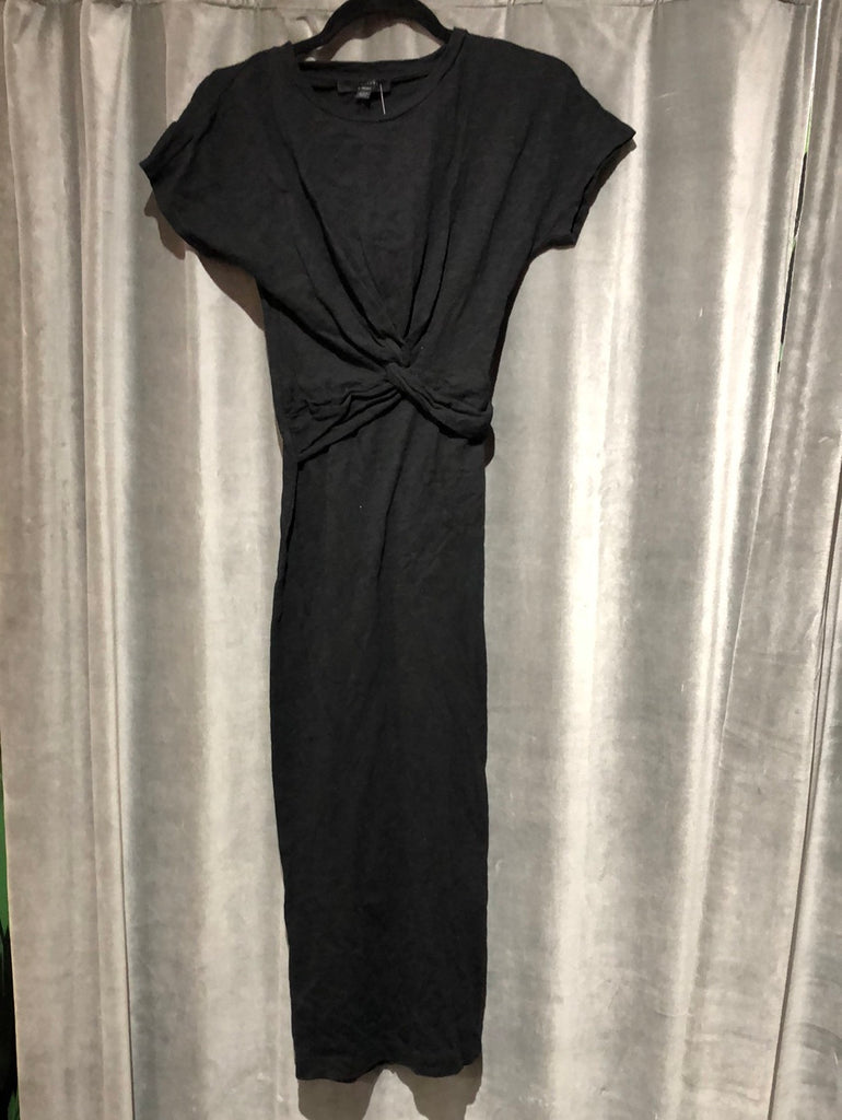 ALL SAINTS Black Short Sleeve Cotton Ma