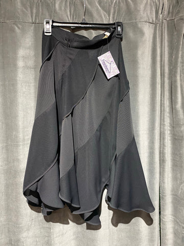 Vintage: Balenciaga Grey Flare Midi Skirt