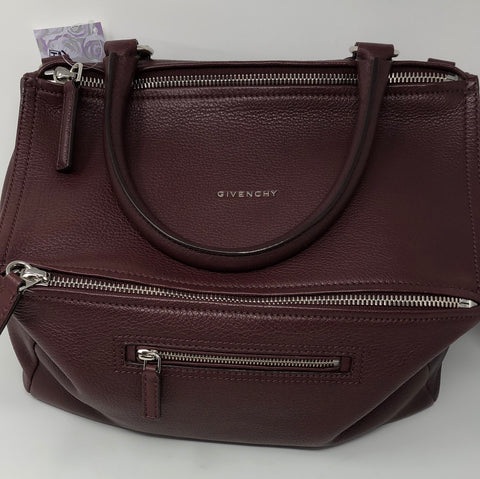 GIVENCHY Medium Burgundy Pandora Bag
