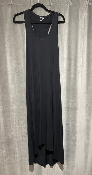 Splendid Black Cotton Racerback Maxi Dress