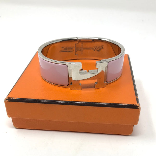 Hermes Rose Clic Clac H Braclet